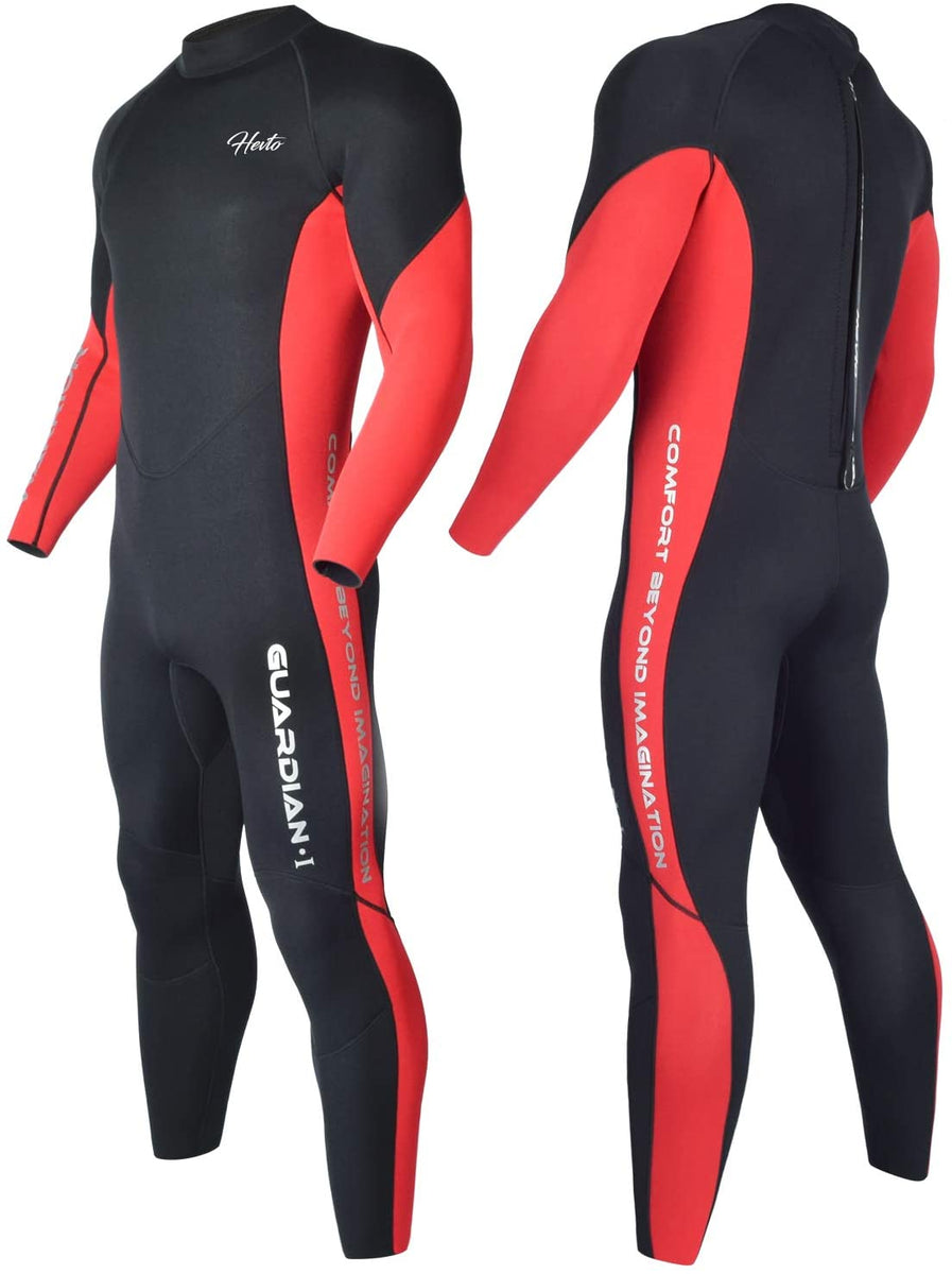 Hevto Wetsuits Men and Women Guardian 3mm Neoprene Full Scuba Diving S – The  Holiday Dazzle